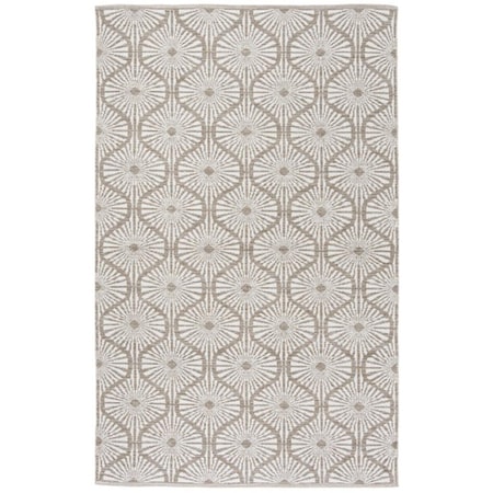 Safavieh 8 x 10 ft. Large Rectangle Montauk Hand Woven Rug, Beige and Ivory MTK606R-8